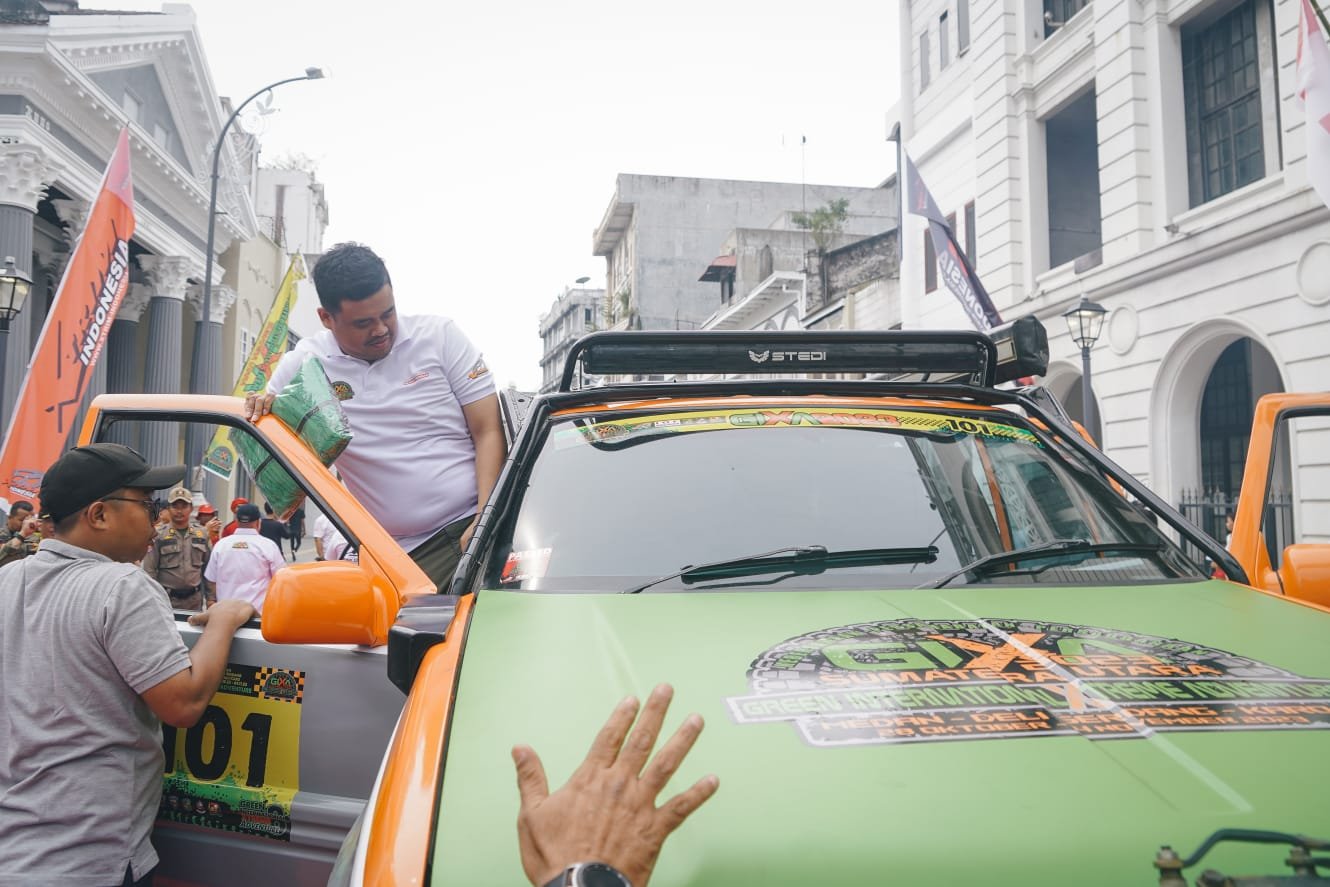 Bobby Nasution Lepas Peserta Offroader dan Jajal Jalur GIXA 2023