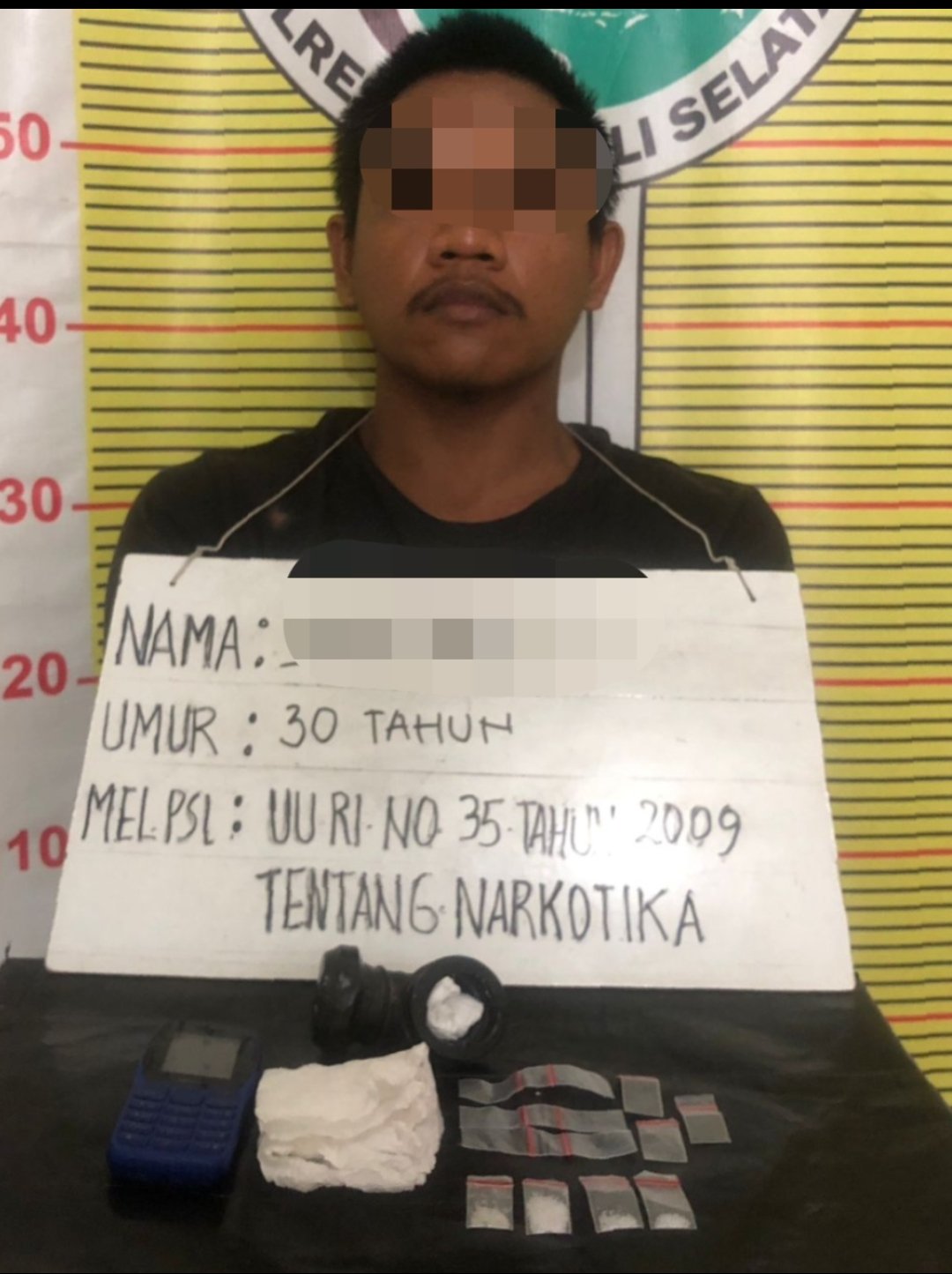 Nasib Sial Belum Nikmati Hasil Jual Sabu, Pria Warga Batang Toru Keburu Ditangkap