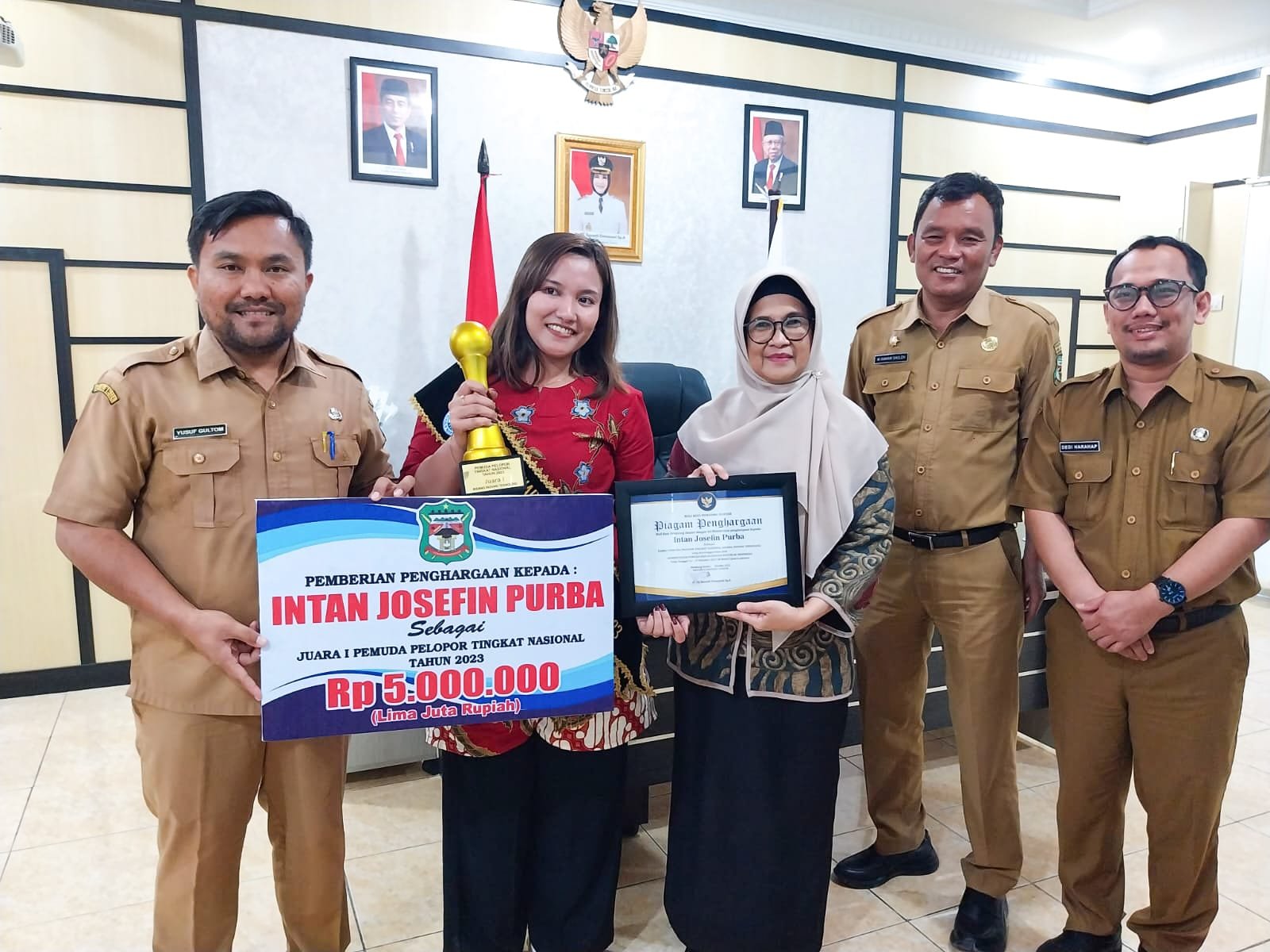 Wali Kota Siantar  Sambut Juara I Pemuda Pelopor Bidang Inovasi dan Teknologi