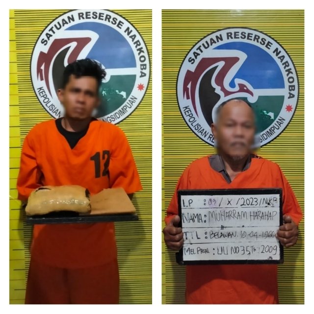 Transaksi 1 Kg Ganja, Dua Orang Jaringan Narkoba Diringkus Polres Psp