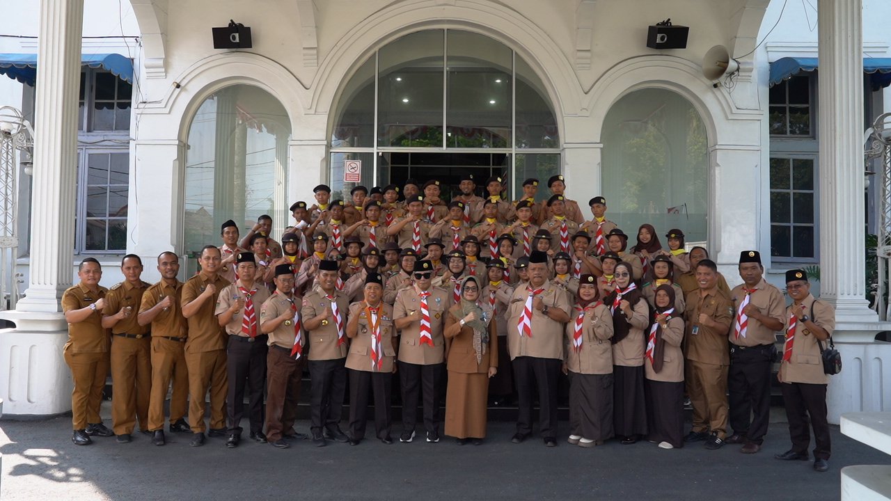 Wali Kota Lepas Kontingen Gerakan Pramuka Cabang Pematang Siantar
