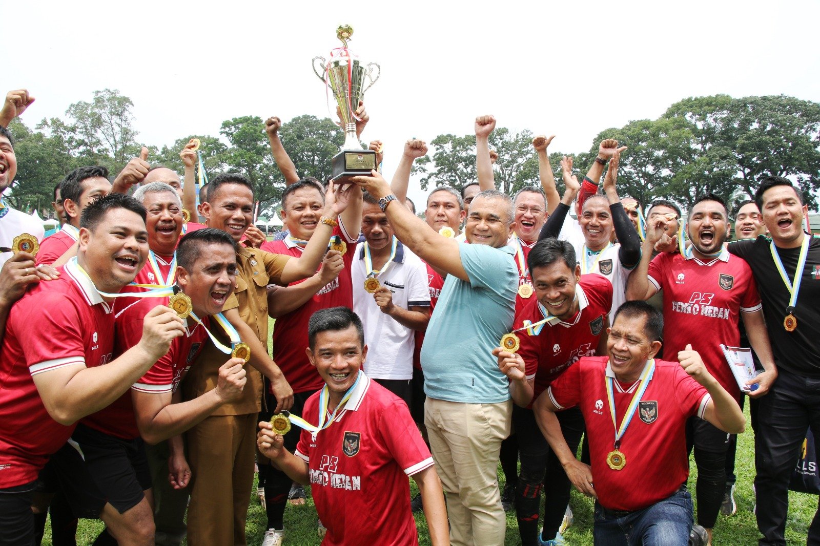 Final Sepakbola APEKSI, PS Pemko Medan Menang atas PS Pemko Lhokseumawe dengan  Skor 6 -1