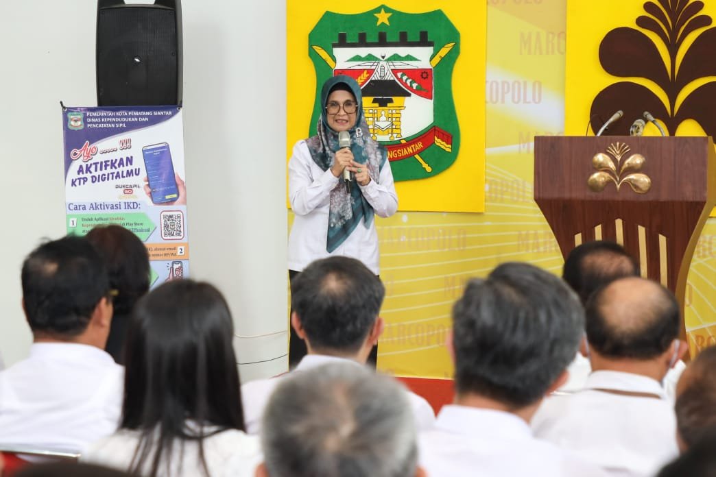 Wali Kota Siantar Sosialisasi  Identitas Kependudukan Digital di PT. STTC