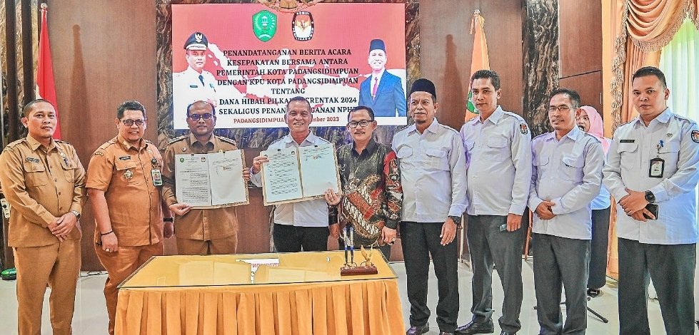 Sepakati Dana Hibah Pilkada 2024 Rp23,84 Miliar, PJ Wali Kota Psp: 