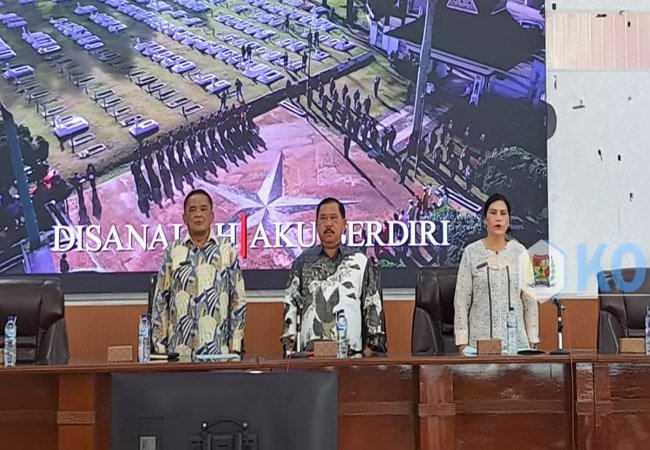 Bupati Karo Tandatangani  Serah Terima Pembangunan Broncaptering dan Jaringan Perpipaan SPAM Desa Barung Kersap