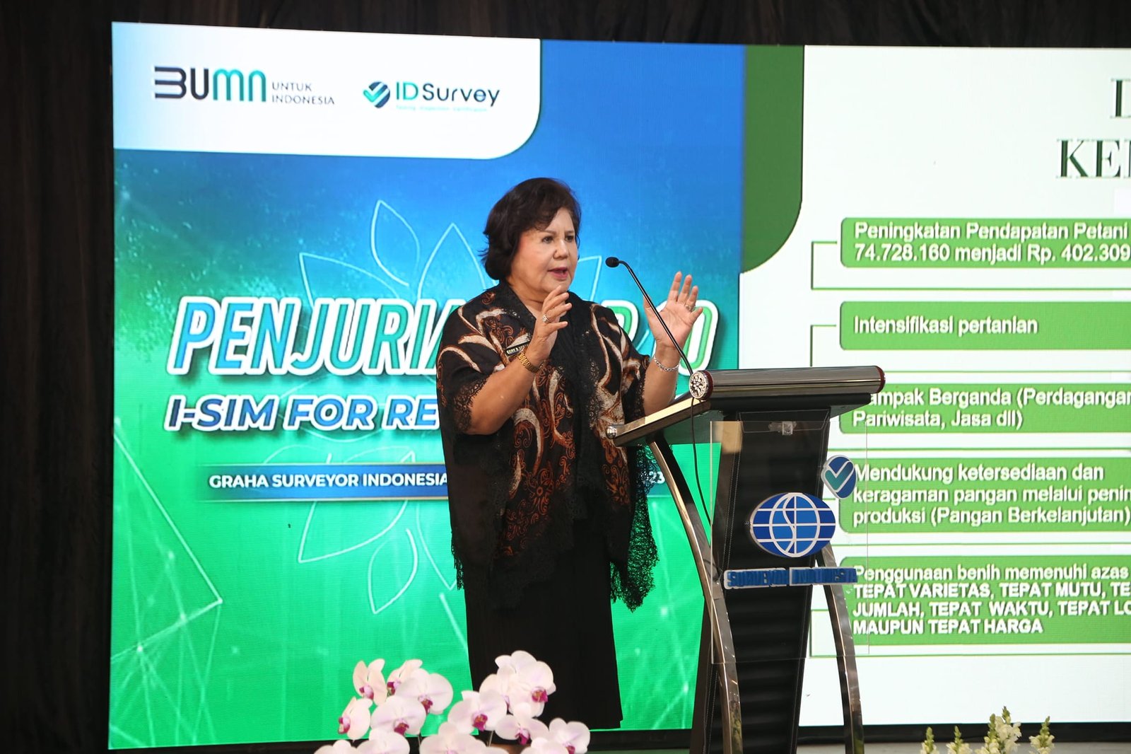 Hadiri Penjurian Top 10 I-SIM 2023, Bupati Paparkan Potensi Pembangunan Berkelanjutan di Karo