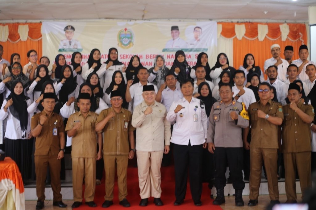 Ciptakan Bersinar, Kadis Pendidikan Provsu Kukuhkan Satgas Narkoba dan PPTK