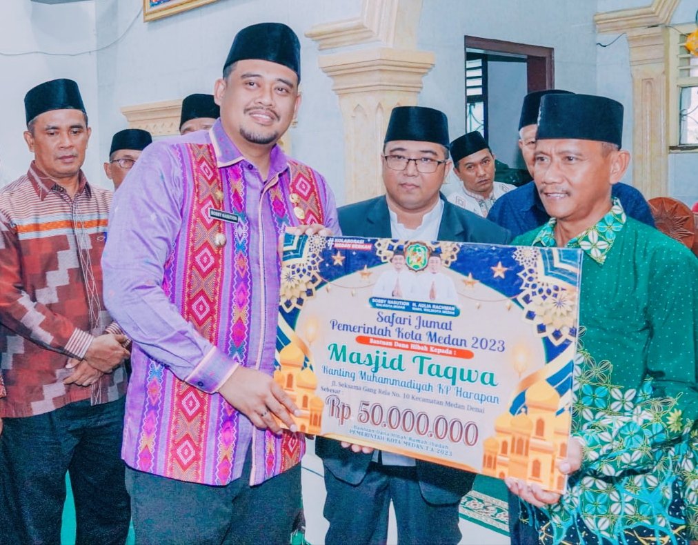 Bobby Nasution Minta 1115 Masjid di Kota Medan  Bermanfaat Bagi Warga Sekitar