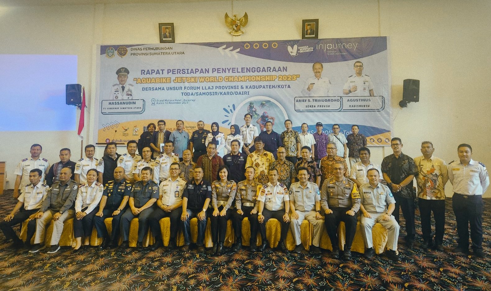 Sukseskan Event Aquabike Championship 2023, Dishub Sumut Gelar Rakor Bidang Transportasi