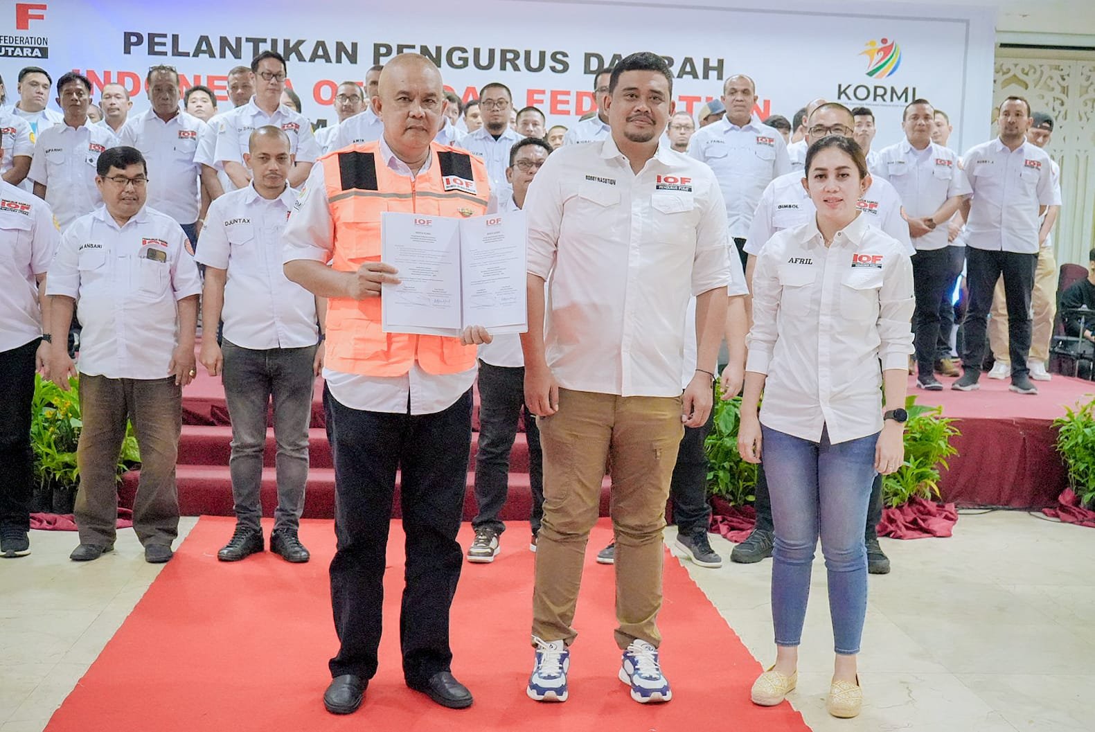 Bobby Nasution Ingin IOF Sumut Jadi Trigger Volunteer Bencana