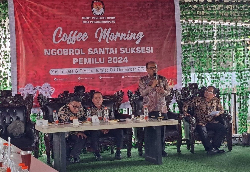 Coffee Ngobrol Suksesi Pemilu 2024, KPU Psp Ajak Semua Pihak Minimalisir Konflik
