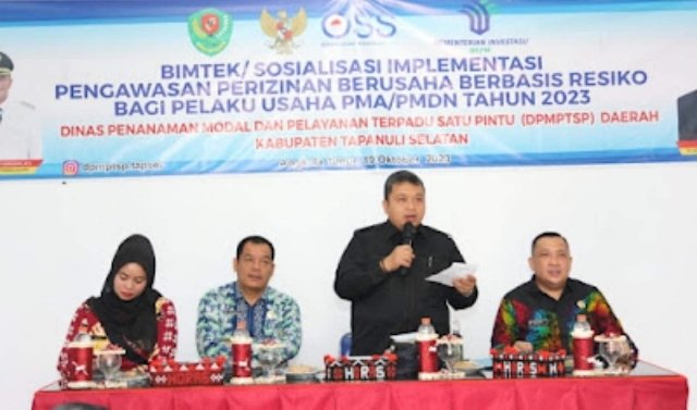 Lewat Izin Usaha Berbasis Risiko, Dolly Pasaribu Berharap Masyarakat Tapsel Sejahtera
