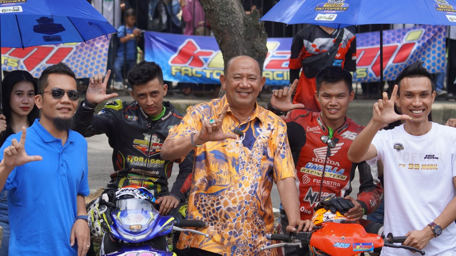 Dua Ratus Pembalap FR 99 Motoprix 2023 Rebut Trophy Plt Bupati Langkat