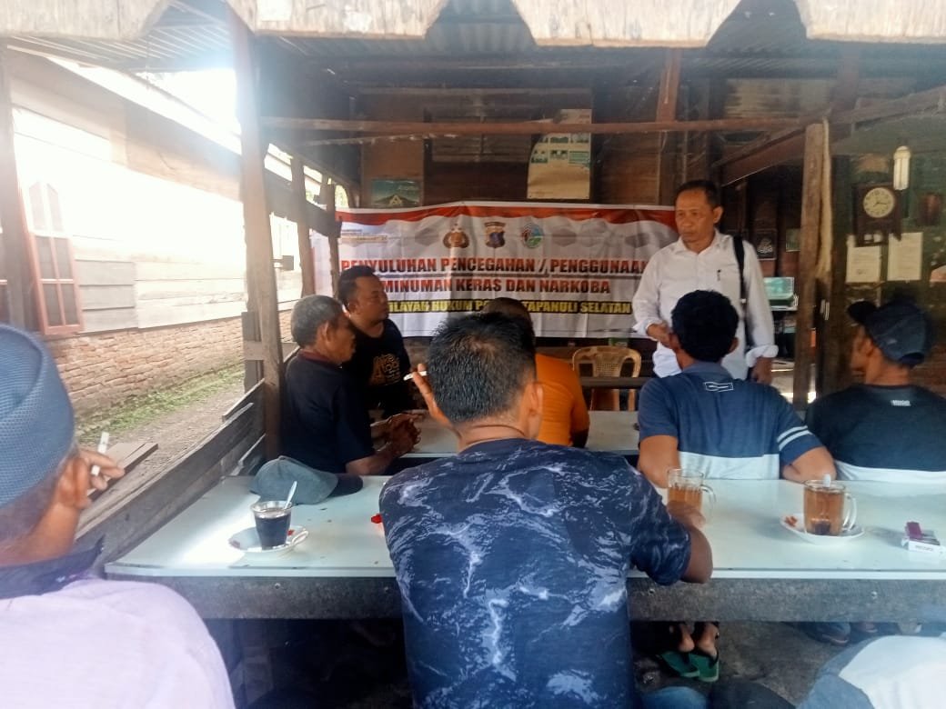 Perangi Narkoba, Kasat Resnarkoba Polres Tapsel Tegaskan Ke Warga Jauhi Narkotika