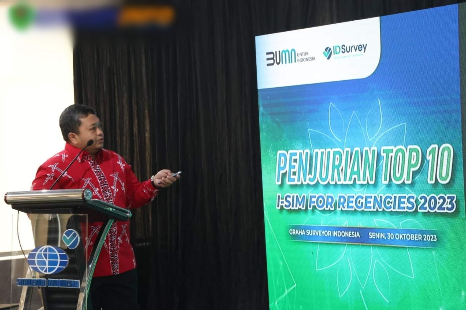 Kabupaten Tapsel Masuk Top 10 Nasional I-SIM SDG\'s