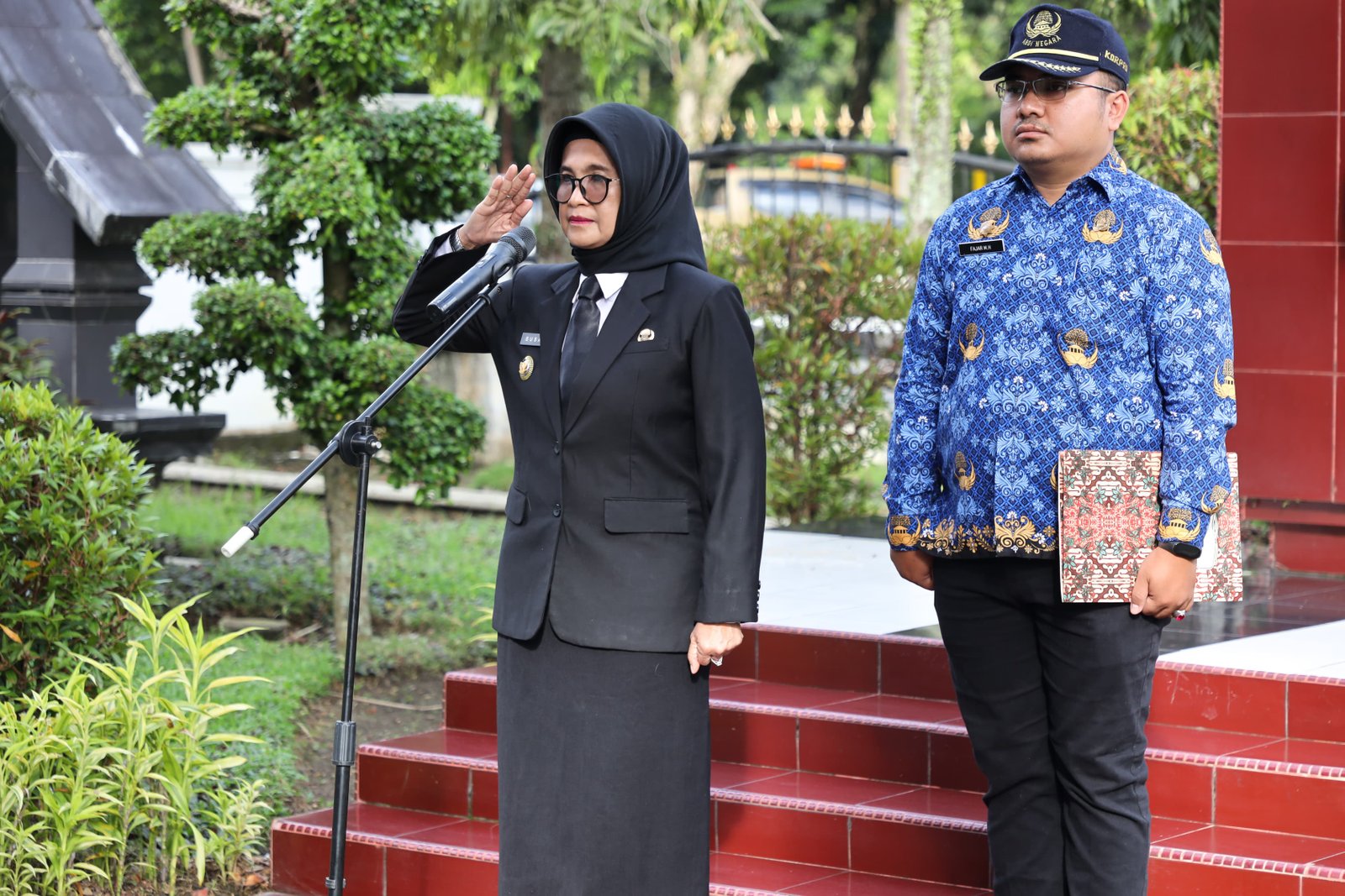 Wali Kota Siantar Jadi Inspektur Upacara Peringatan Hari Bela Negara ke-75