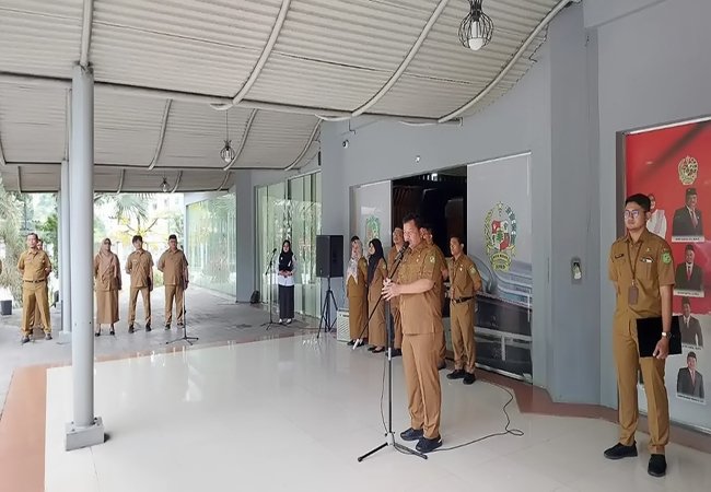 Sekretariat DPRD Medan Apel Khusus Deklarasi Birokrasi Anti Korupsi