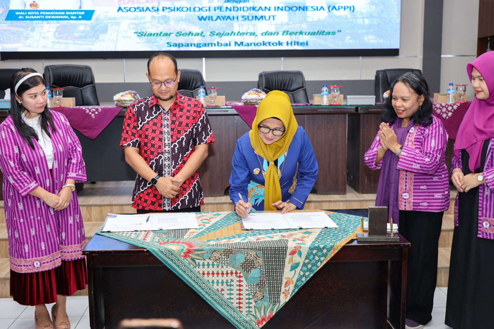 Wali Kota Tandatangani Kerjasama Antara Pemko Siantar dengan Asosiasi Psikologi Pendidikan Indonesia 