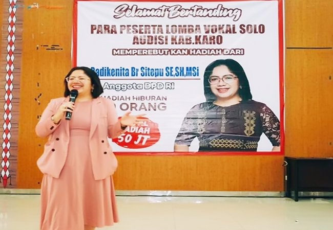 Anggota DPD RI Dr Badikenita Sitepu Bantah Timses Pukul Petugas Pemilu