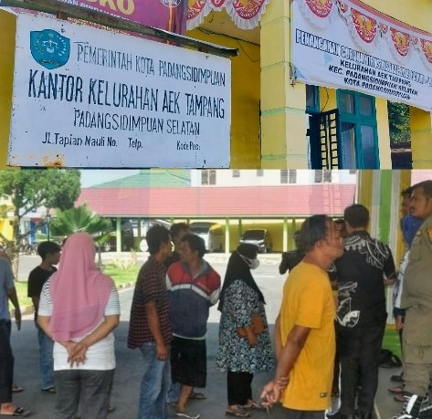 Kantor Wali Kota Psp Digeruduk Warga, Lurah Aek Tampang: