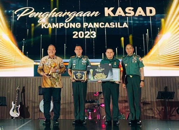 Asahan Terima Penghargaan KASAD Kampung Pancasila 2023