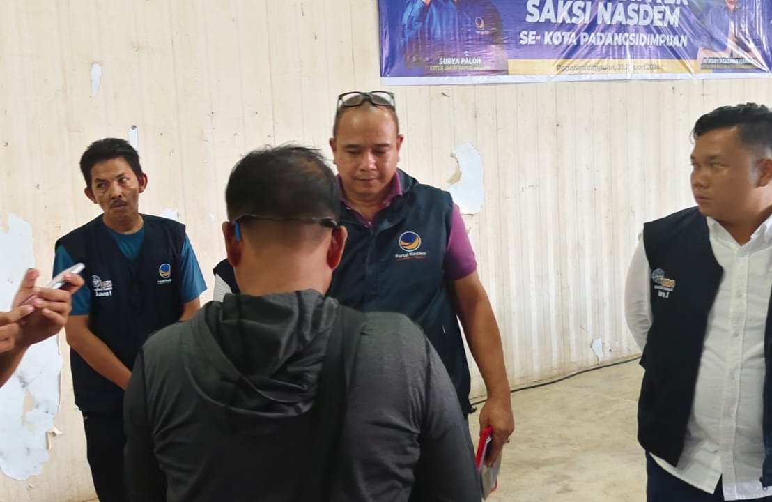 Minimalisir Kecurangan, KSN Provsu Gelar Bimtek Nasdem di P.Sidimpuan