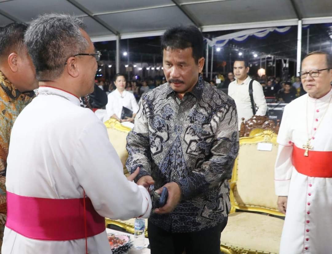100 Tahun Gereja Katolik Keuskupan Pangkal Pinang, Rudi Ajak Doakan Kebaikan Batam