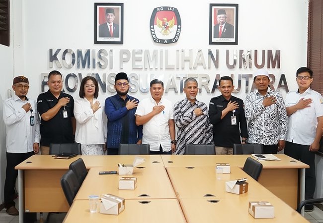 Kunjungi KPU Sumut, Dr Badikenita Sitepu Bahas APK Pemilu 2024 Terhadap Lingkungan Hidup