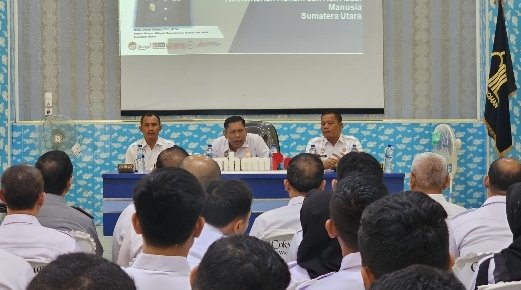 Kanwil Kemenkuham Sumut Apresiasi Lapas P.Sidimpuan Raih Sertifikat Akreditas Klinik