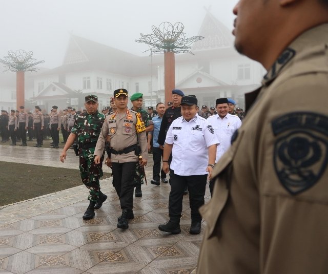 Pengamanan Pemilu 2024, Bupati Ingatkan Petugas Agar Profesional dan Netralitas