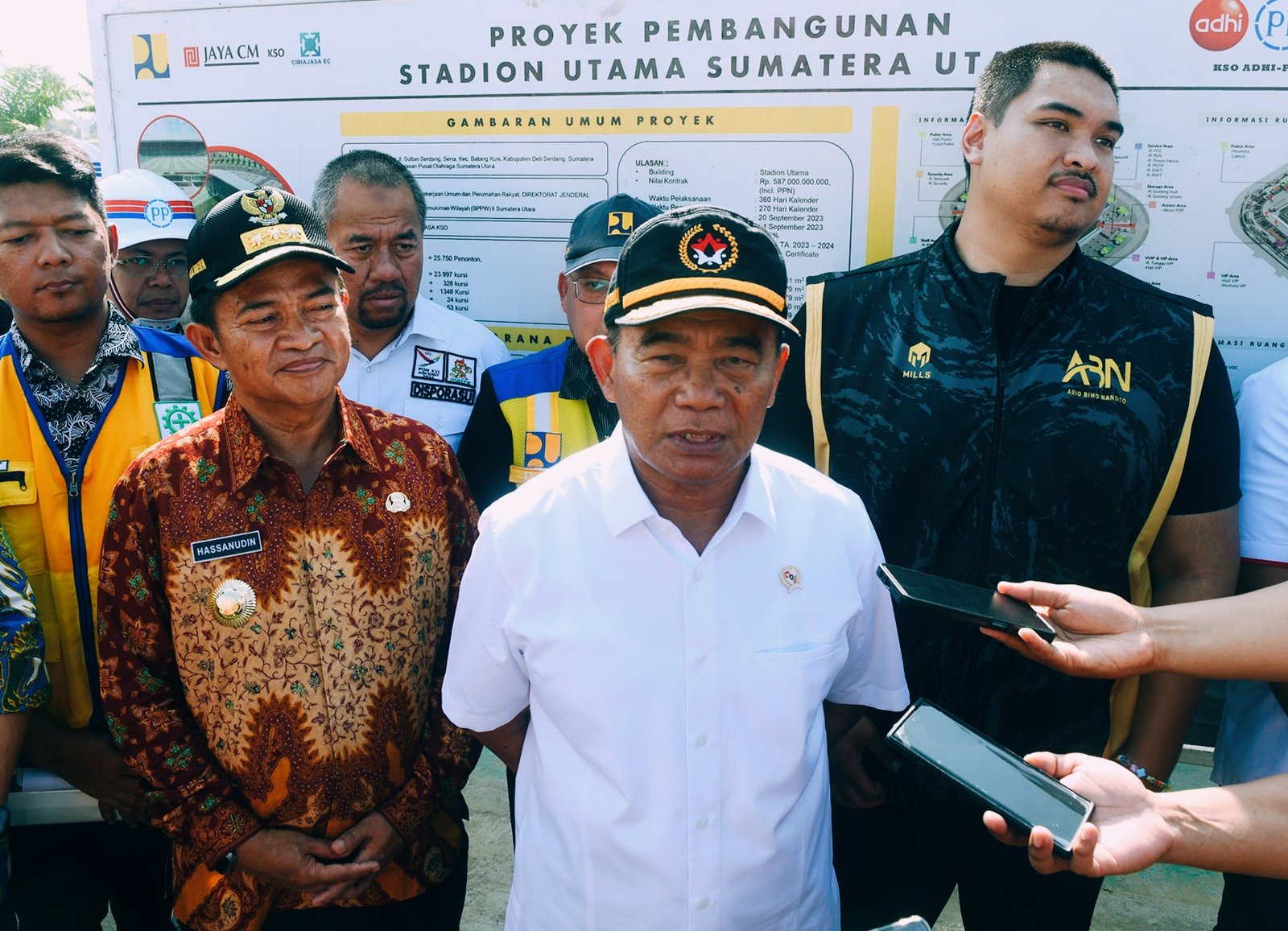 Pj Gubernur Sumut Optimis Stadion Sepakbola Rampung Juli 2024