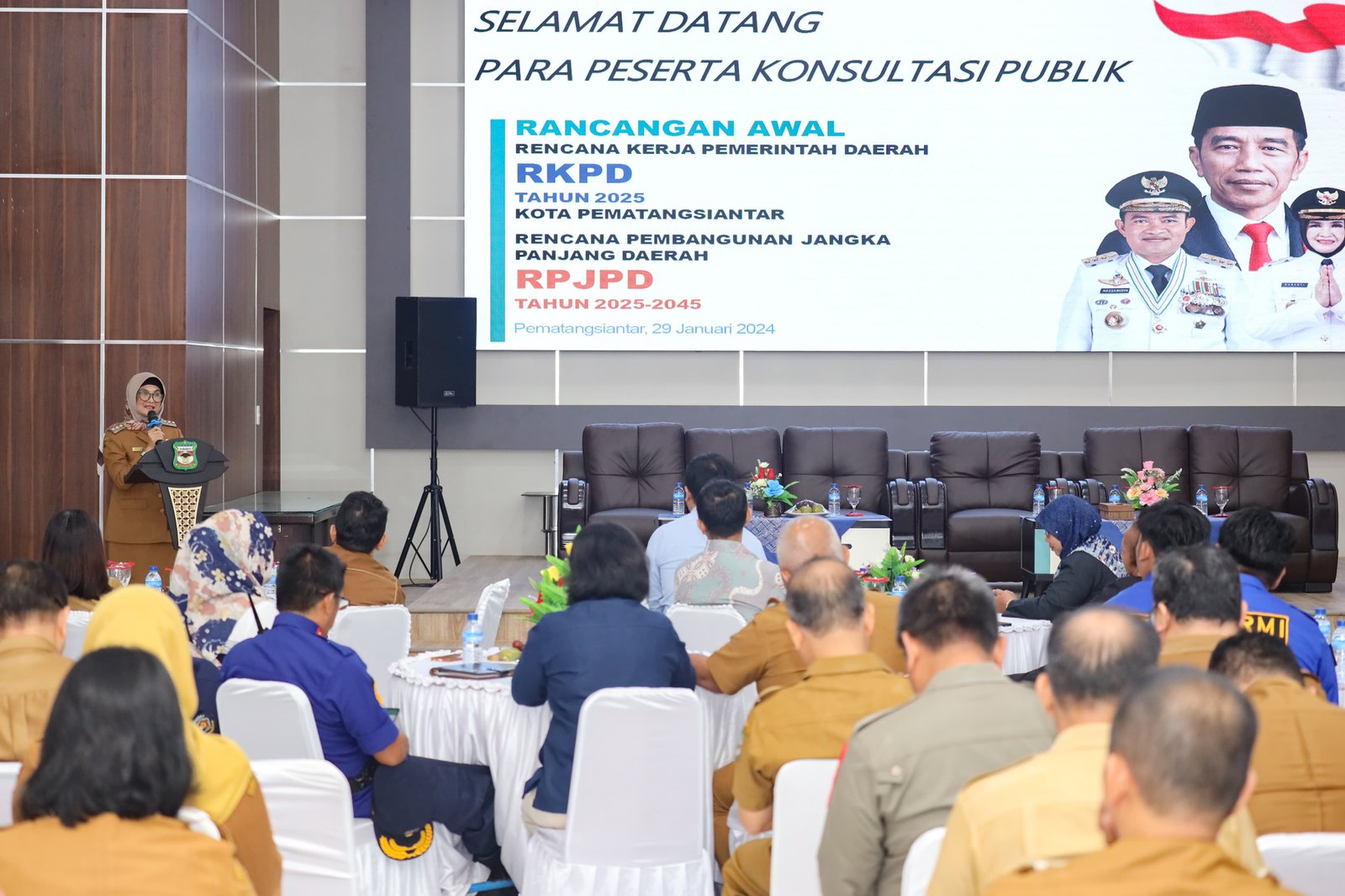 Wali Kota Siantar Buka Acara Konsultasi Publik RKPD 2025 dan RPJPD 2025-2045