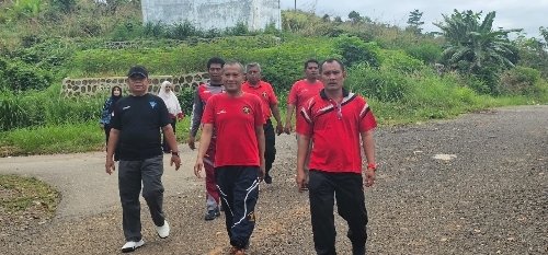 Jaga Kesehatan Jelang Ramadhan, Kalapas Psp Ajak Jajaranya Jalan Santai