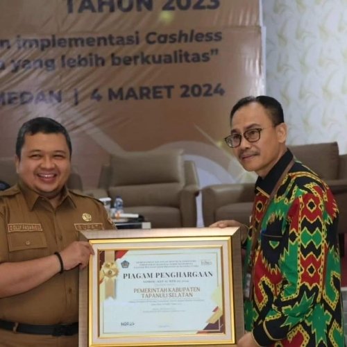 Kemenkeu RI Nobatkan Tapsel Terbaik III Pengelolaan Dana Desa