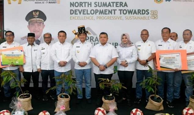 Bupati Tapsel Hadiri Pra Musrenbang RKPD Sumut 2025