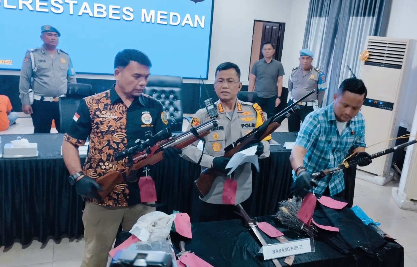 Polisi Amankan Lima Oknum OKP Pelaku Aniaya Supir dan Pengrusakan Truk