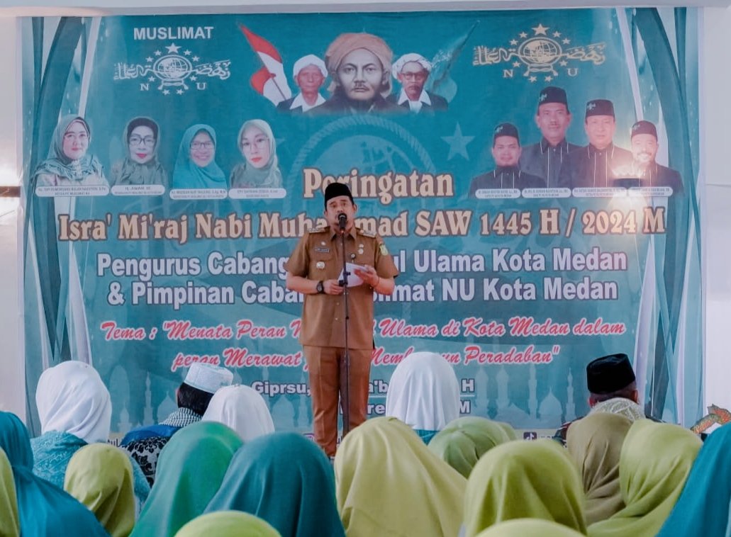 Wali Kota Medan Ajak Muslimat NU Terus Kolaborasi dan Dukung Pembangunan