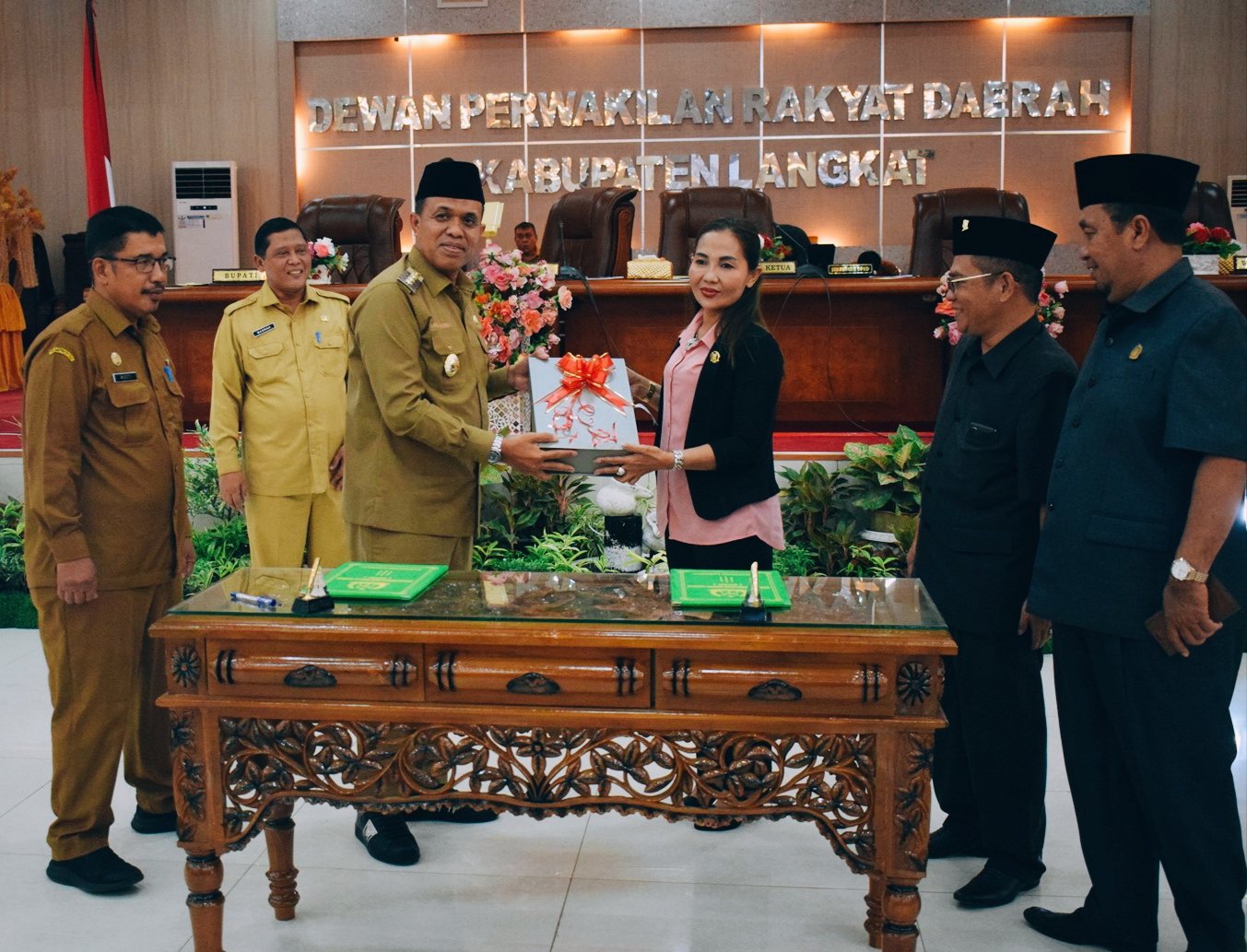 DPRD Langkat Gelar Paripurna LKPJ Bupati 2023
