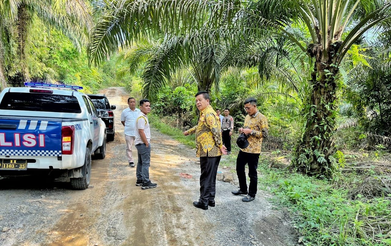 Perbaikan Jalan Penghubung Damakkitang - Silou Dunia Jadi Perhatian Pemkab Simalungun