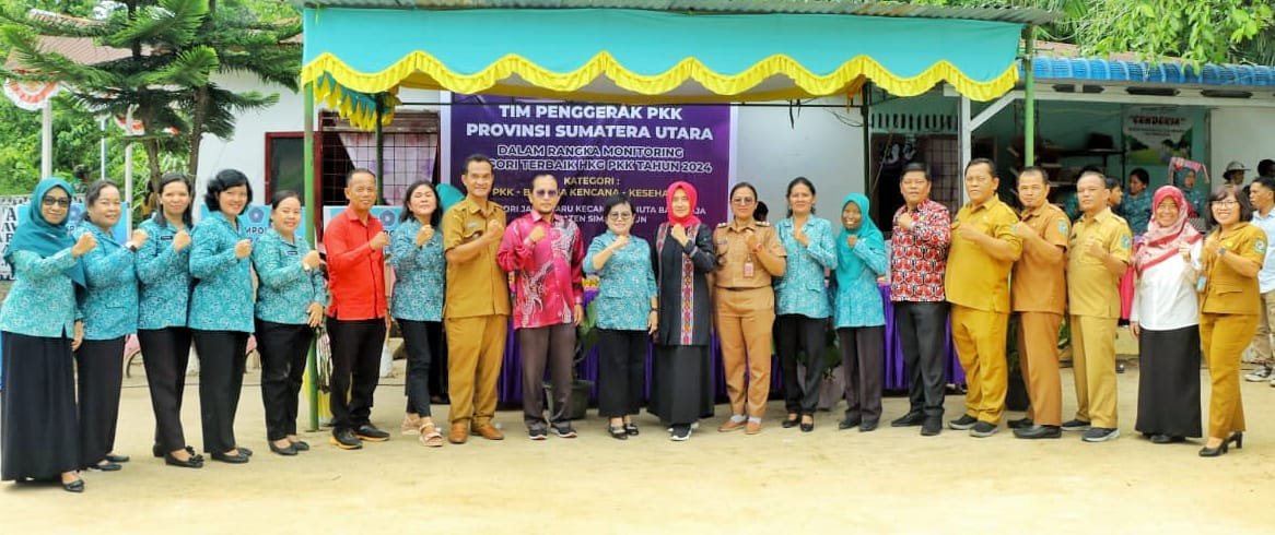 Ketua TP PKK Simalungun Sambut Tim Evaluasi Nagori Percontohan