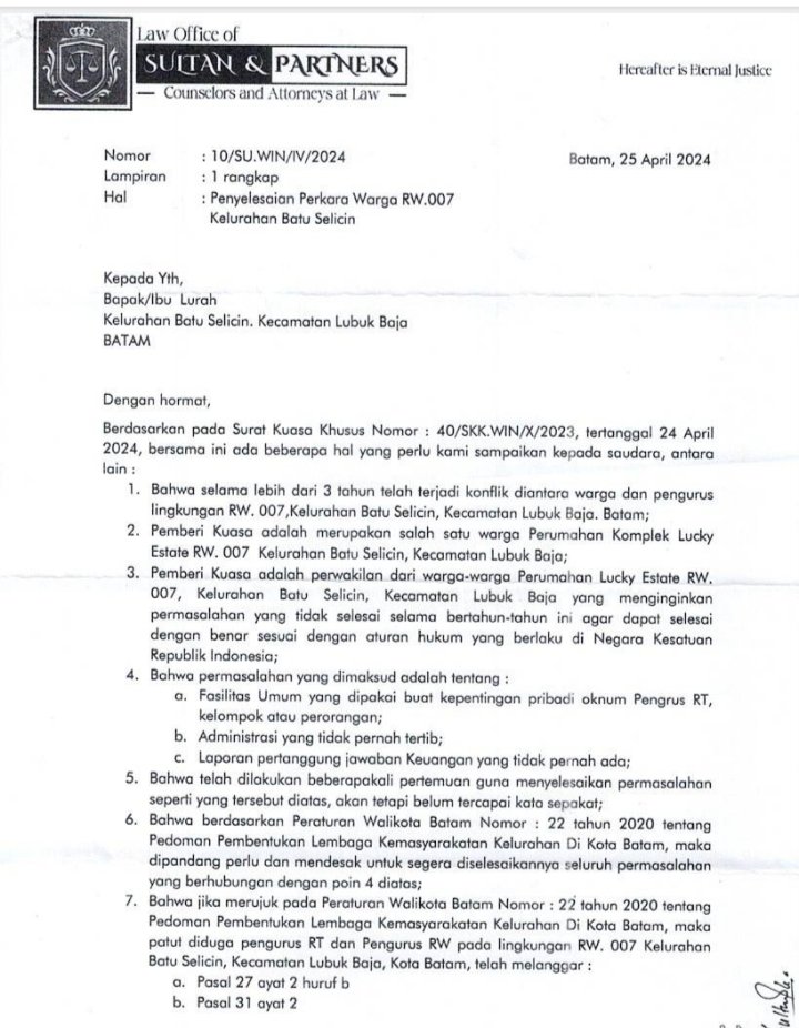 Dituduh Konflik Tiga Tahun Lebih Antar Warga Dan Pengurus RW 007, Yatinah Tan Bantah Fitnah Itu