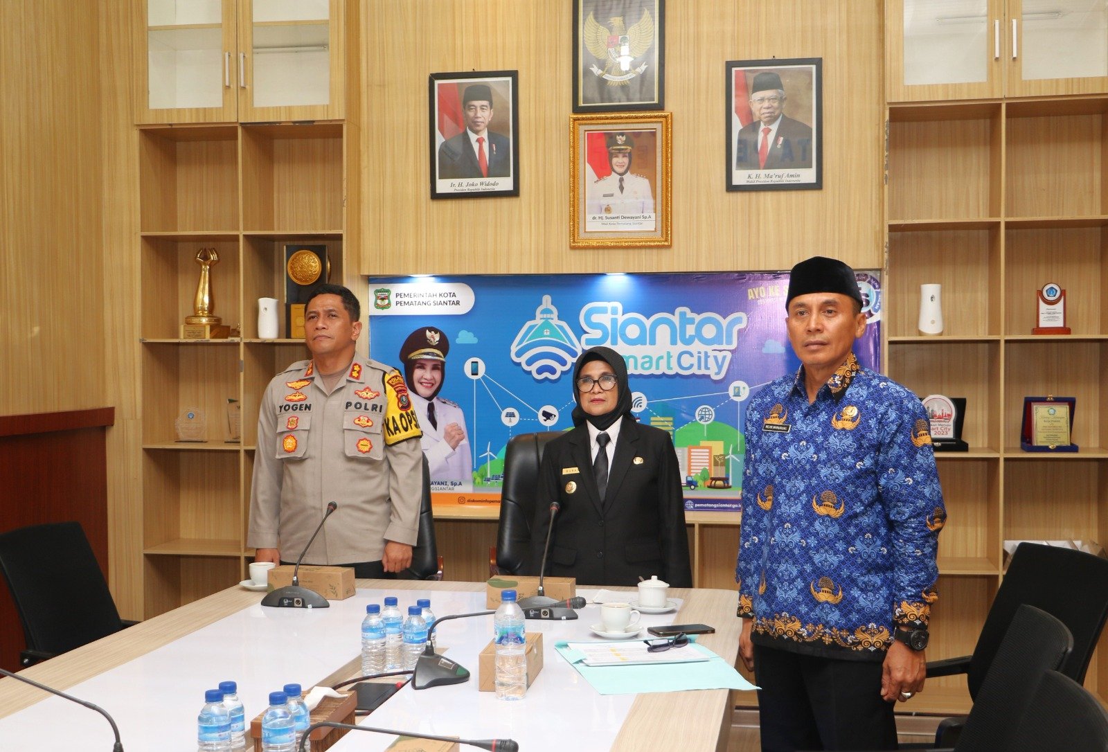 Wali Kota Pematangsiantar Ikuti Zoom Meeting Penandatanganan Nota Kesepahaman antara Kementan dan Polri