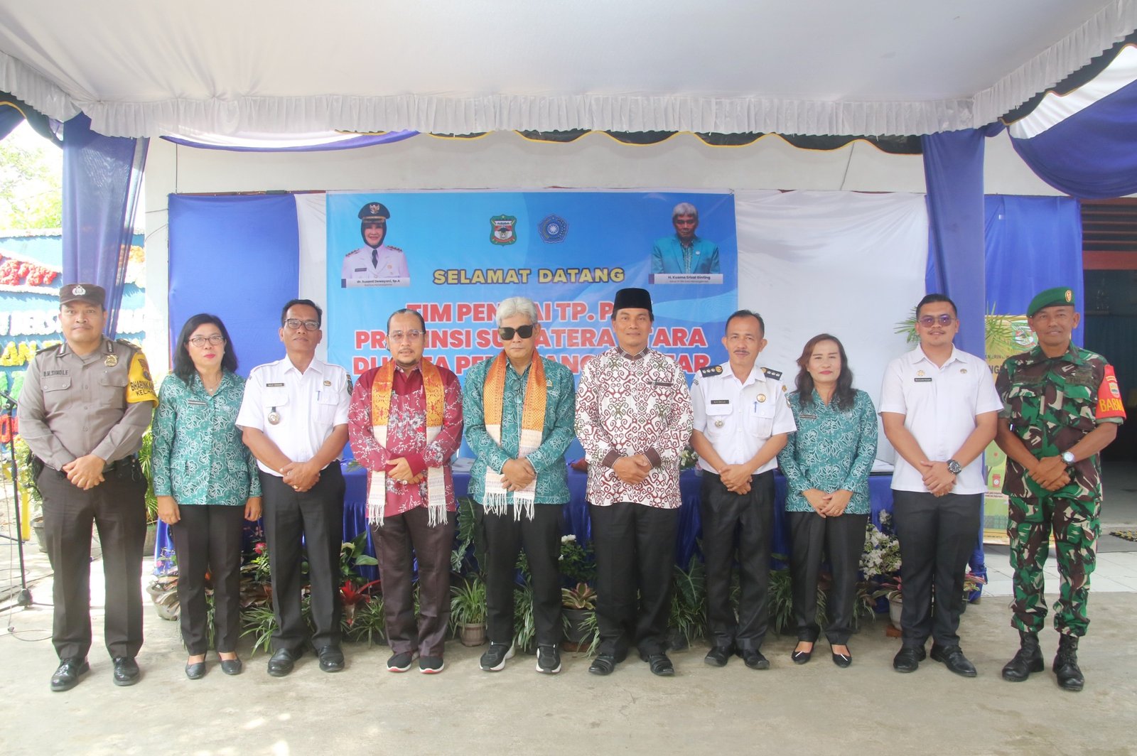 Kedatangan Tim TP PKK Sumut di Sambut Baik Ketua TP PKK Pematangsiantar