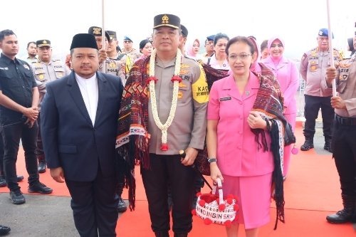 Bupati dan Forkopimda Sambut Kapoldasu Kunker Syukuran Mapolres Tapsel