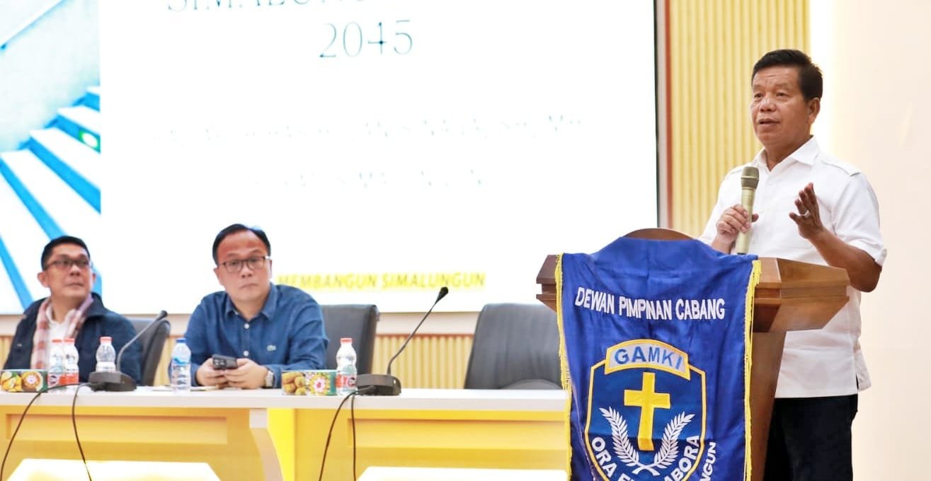 Narasumber Meeting GAMKI, Bupati Simalungun Sebut Wawasan Cukup Mampu Kuasai Dunia
