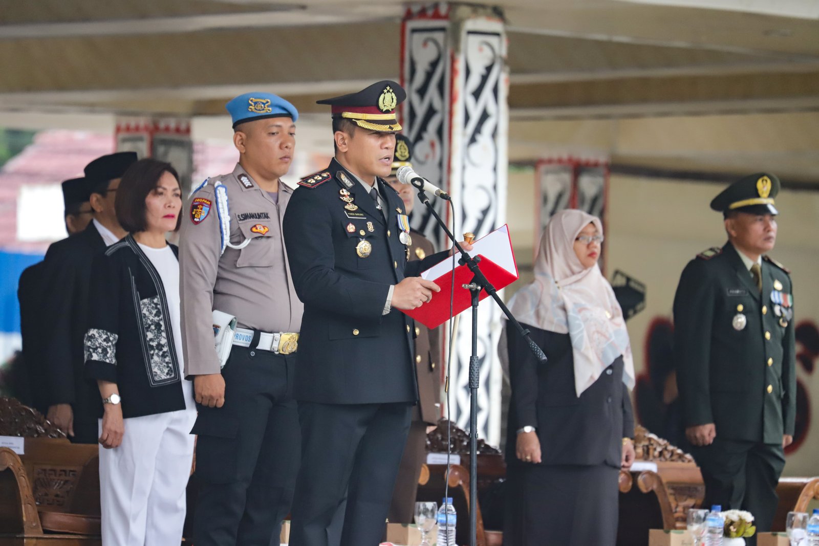 Peringati Hari Kebangkitan Nasional ke-116, Kapolres Pematangsiantar Bertindak Sebagai Inspektur Upacara  