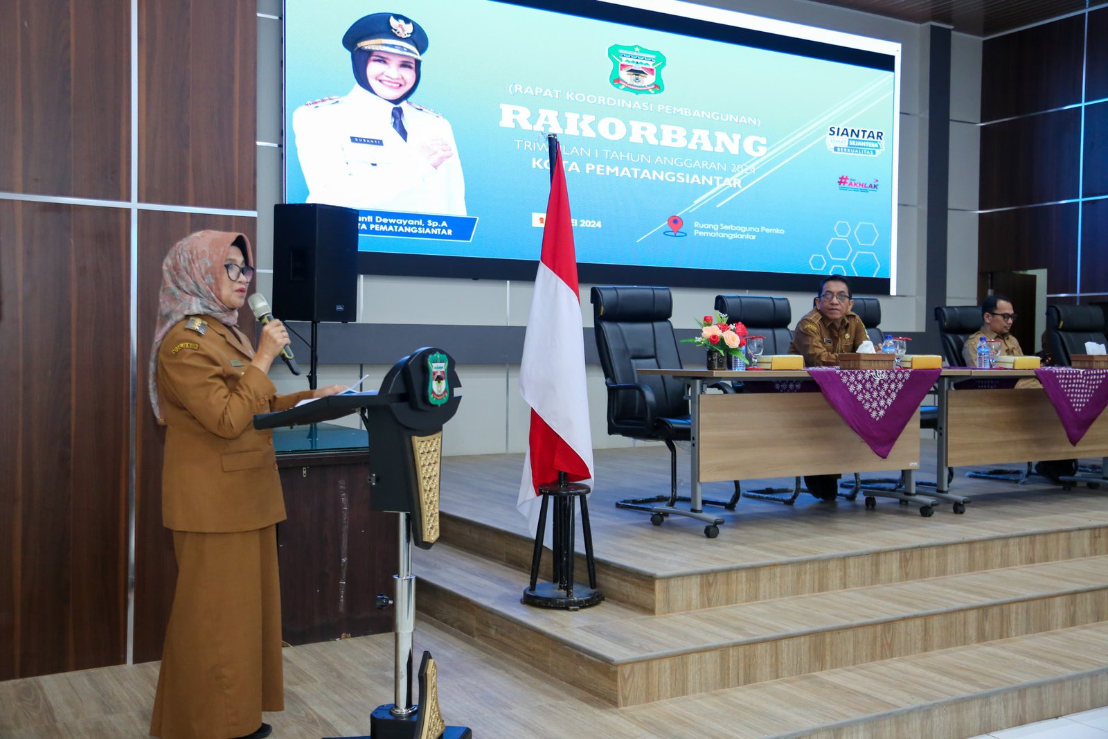 Wali Kota Pematangsiantar Buka Rapat Koordinasi Pembangunan Triwulan I 2024