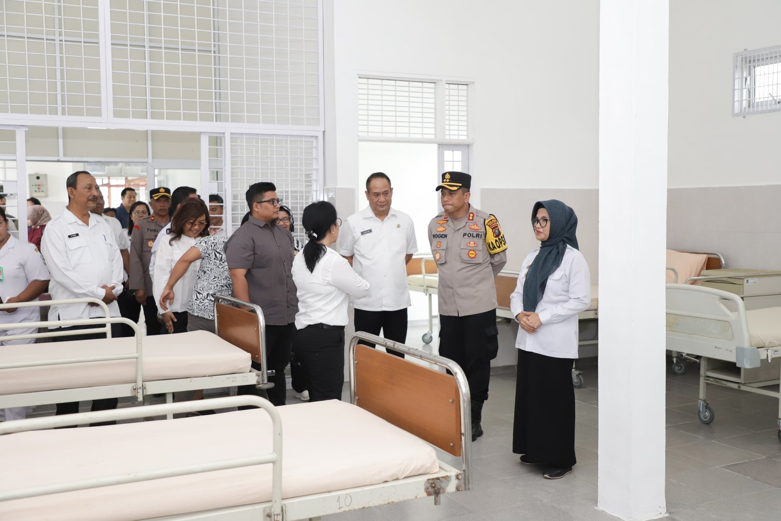 Walikota Pematangsiantar Tinjau Ruangan Rehabilitasi NAPZA di RSUD dr Djasamen Saragih