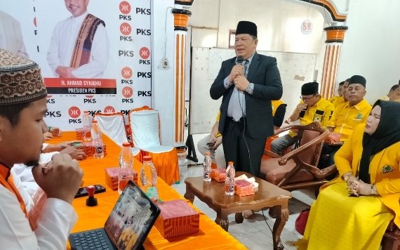 Kantor PKS Jadi Kuning Dikejutkan Ketua DPD Golkar Serahkan Formulir, Berikut Penjelasannya