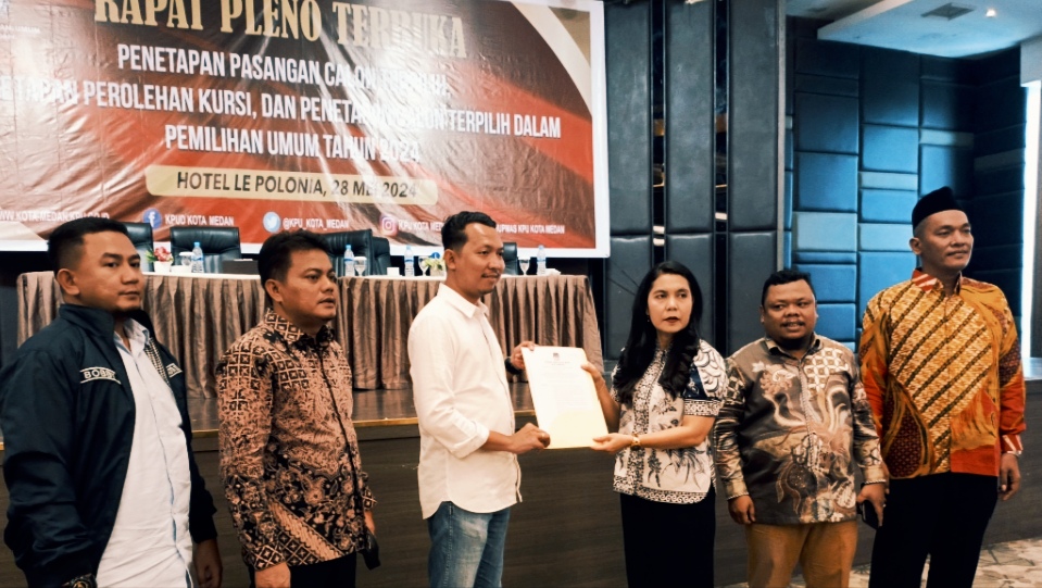 50 Caleg Menuju DPRD 2024 Disahkan KPU Medan, Berikut Nama-Namanya
